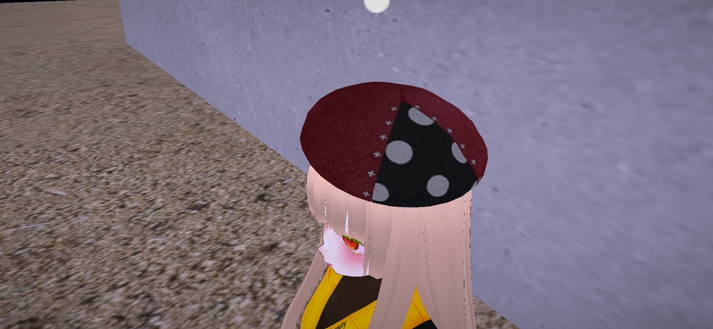 アバター用アクセサリー(ベレー帽)