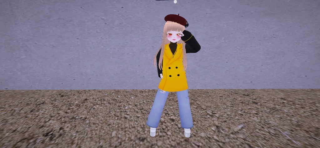 アバター用アクセサリー(ベレー帽)