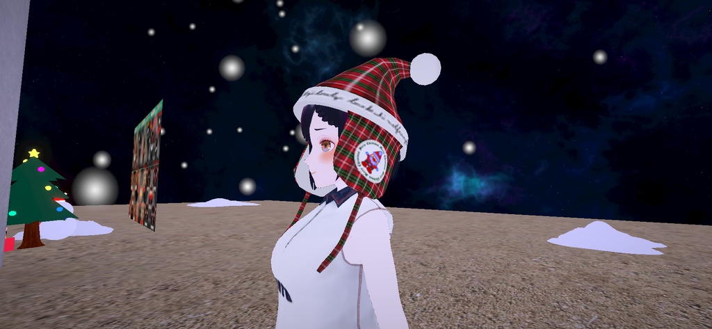 アバター用アクセサリー(サンタ帽子)