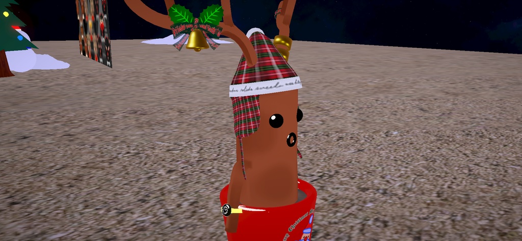 アバター用アクセサリー(サンタ帽子)