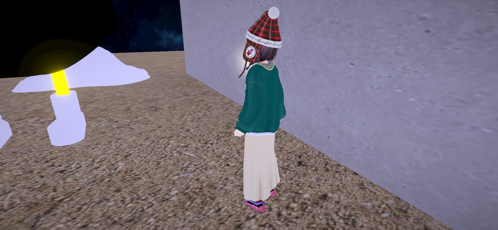 アバター用アクセサリー(サンタ帽子)