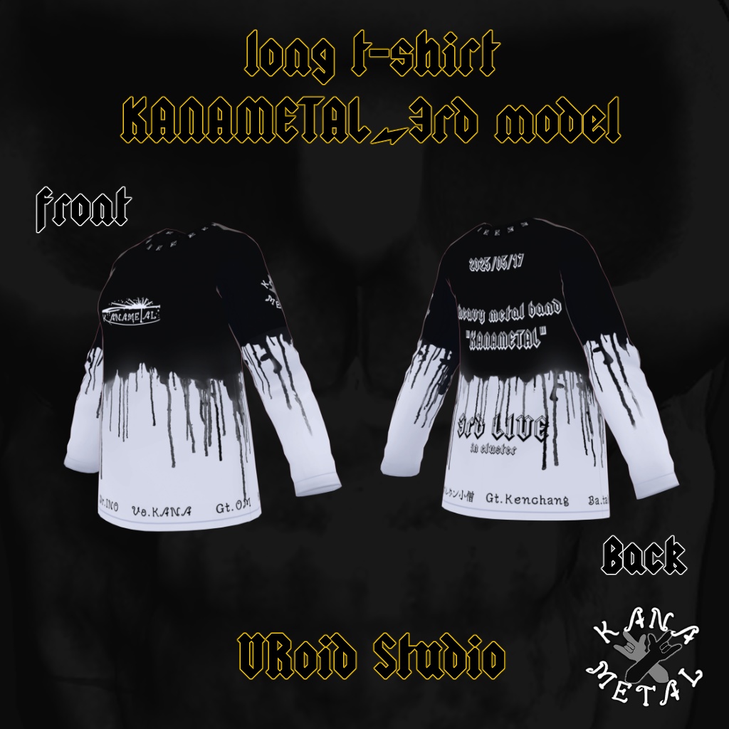 ロンT(KANAMETAL 3rdLIVE EVENT support goods)