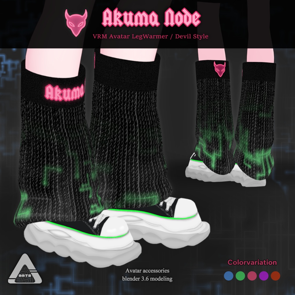 Akuma Node(VRM Avatar Cap / Devil Style)