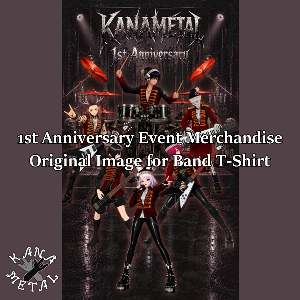 KANAMETAL_bandT_1stAnniversary【VRoid】