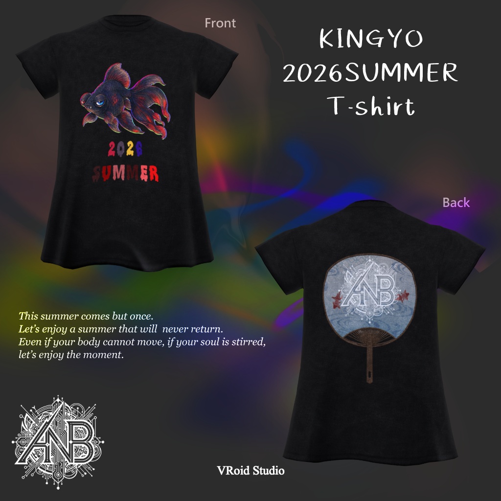 KINGYO 2026SUMMER T-shirt【VRoid】