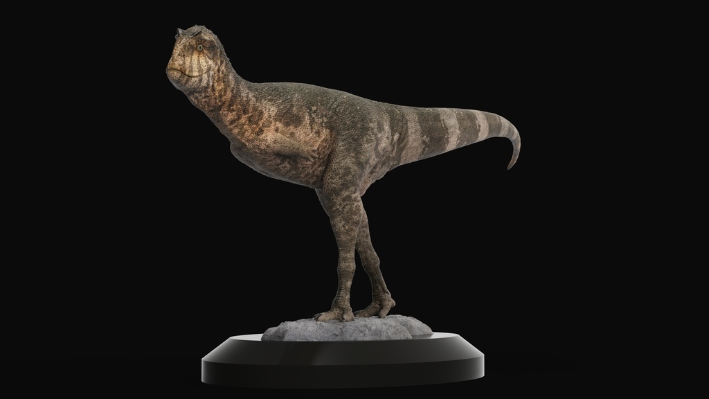 幼体カルノタウルス ガレージキット 未塗装フィギュア