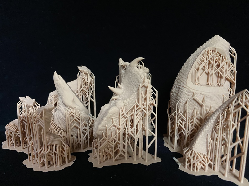 パキリノサウルス ガレージキット 未塗装フィギュア 25cm