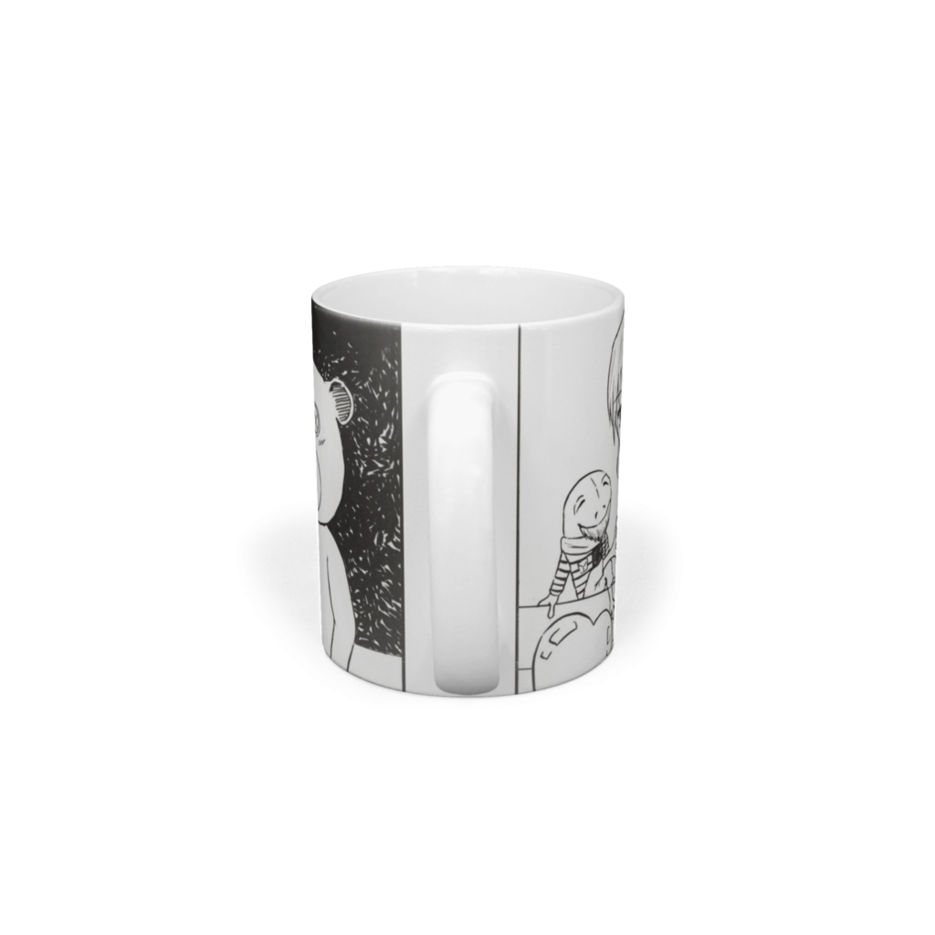 天使とクマのマグカップ