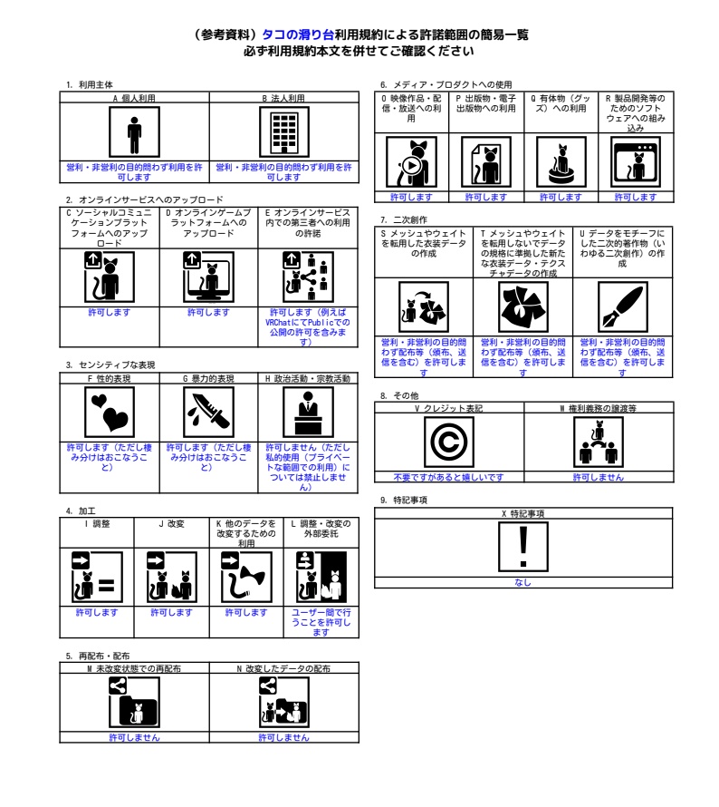 【VRChat想定】タコの滑り台