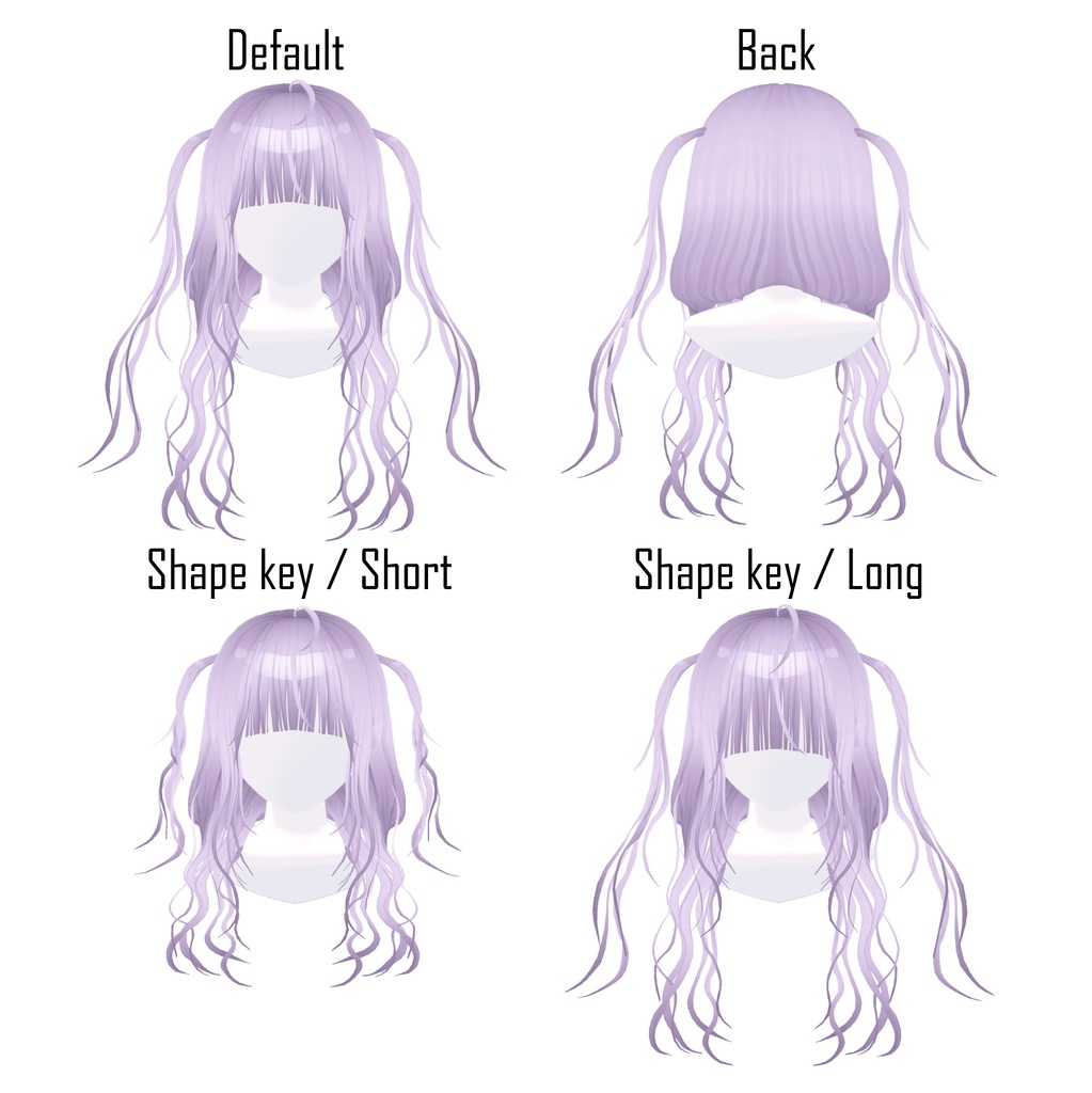 【VRC Hair】 Rosalie