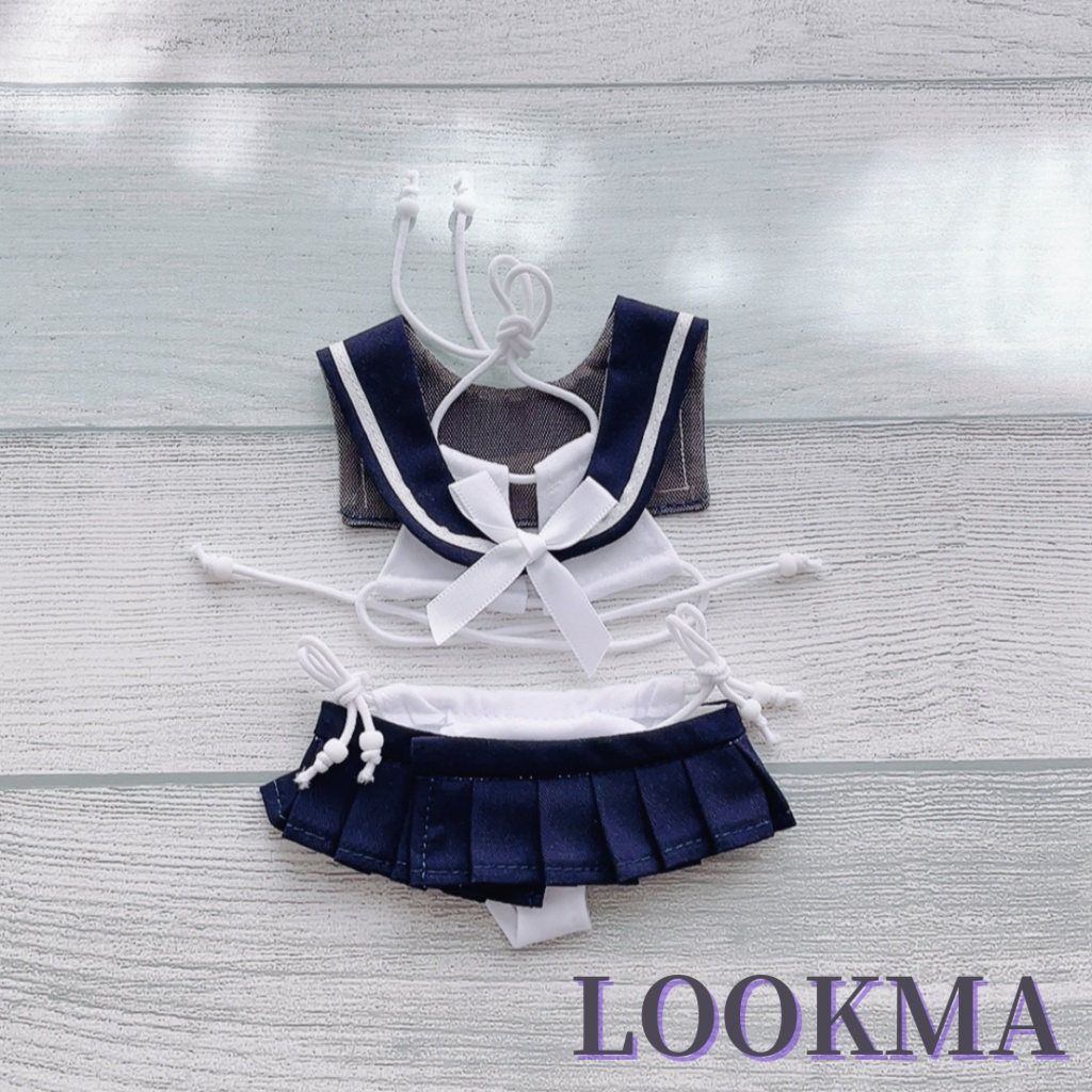 DD/dy用●セーラー服風ビキニセット［コン色］