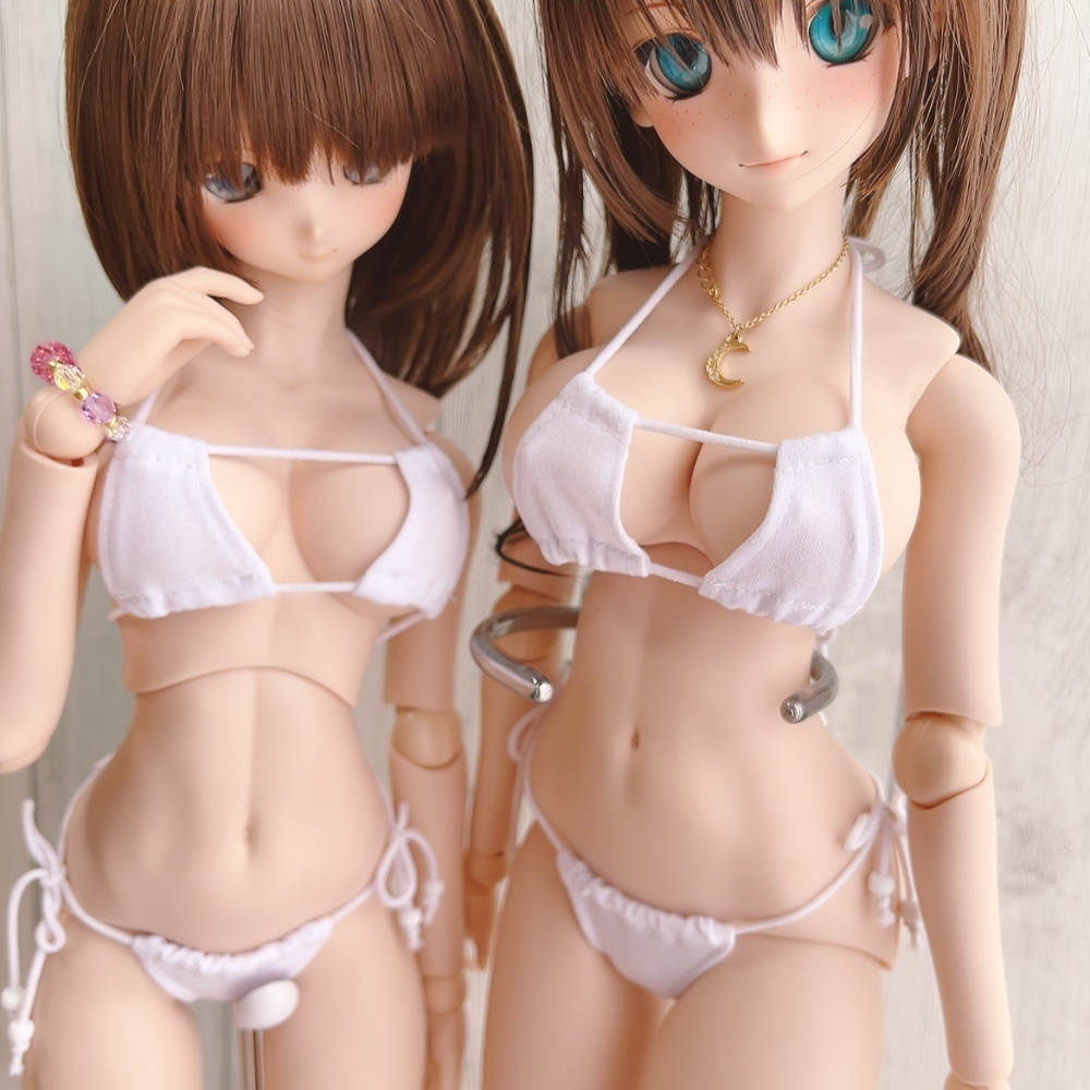 DD／dyサイズ●セーラー服風ビキニセット［ピンク色］