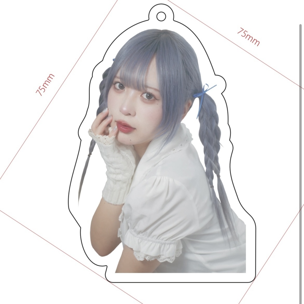 Bluem アクリルキーホルダー