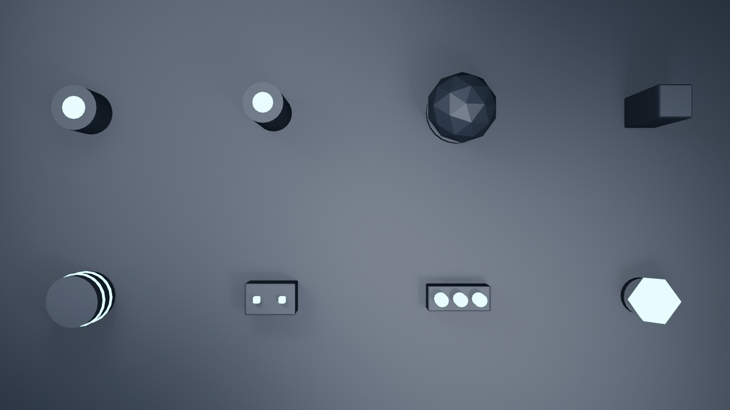 【Roblox対応】SF パワーコア&クレート パック(14点・軽量GLB|非AI Blender|スクリプト無し)