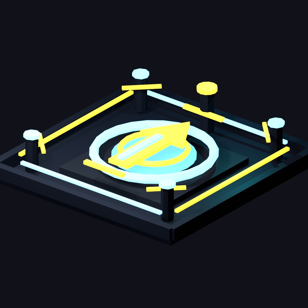 Cyber Neon Checkpoint Pad Mini Pack