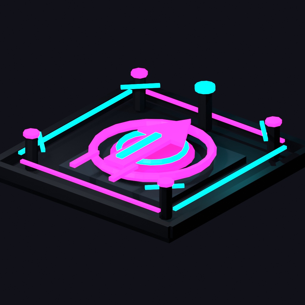 Cyber Neon Checkpoint Pad Mini Pack