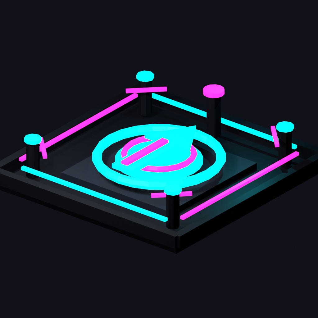 Cyber Neon Checkpoint Pad Mini Pack