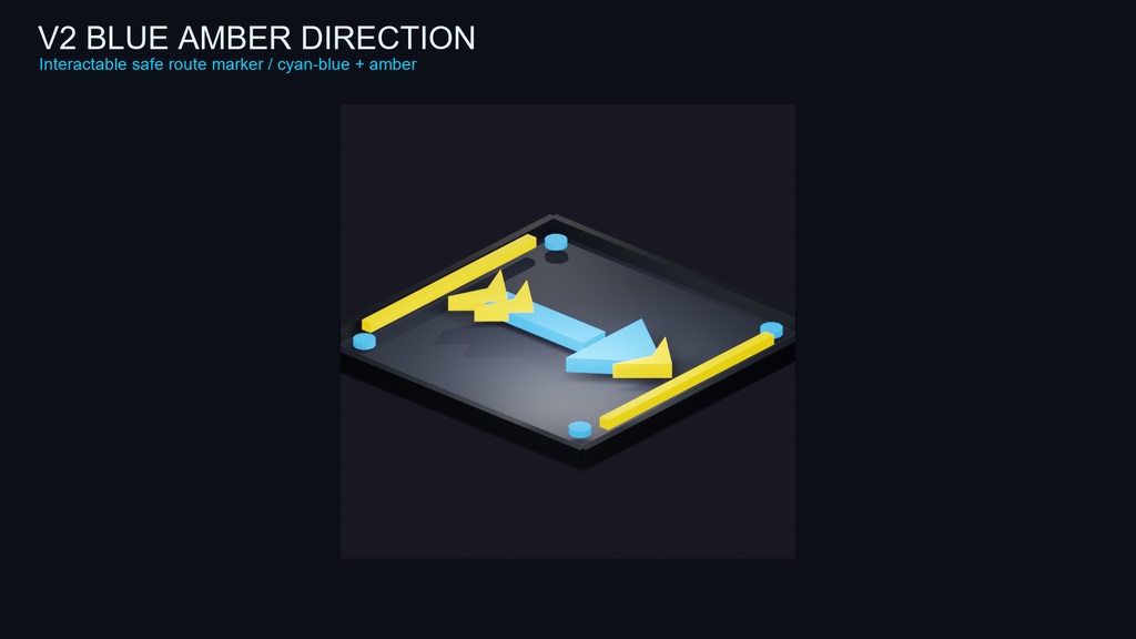 Cyber Neon Direction Sign Mini Pack