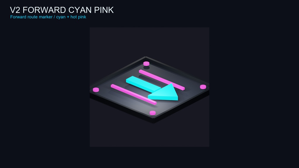 Cyber Neon Direction Sign Mini Pack