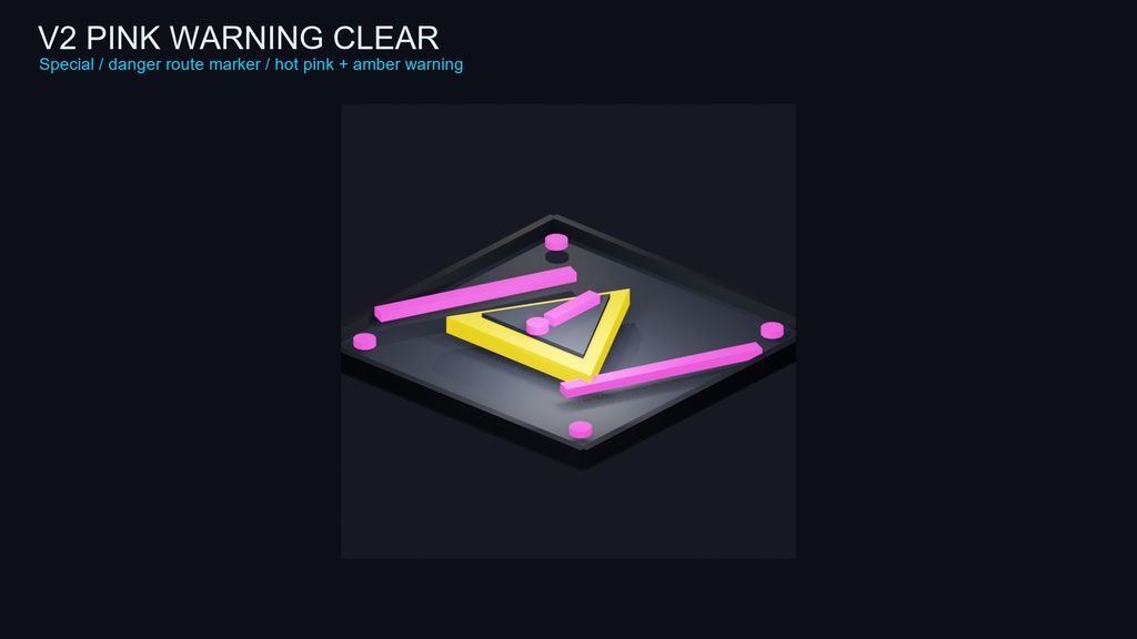Cyber Neon Direction Sign Mini Pack