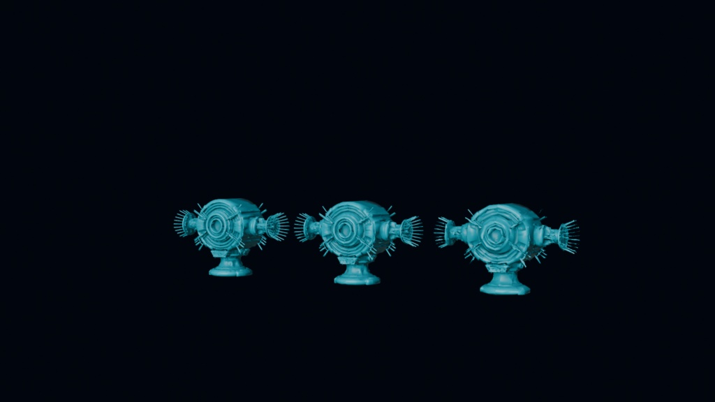 Cyber Quantum Signal Amplifier|SF通信・エネルギー装置 3Dモデル|Blender・Unity・Unreal対応