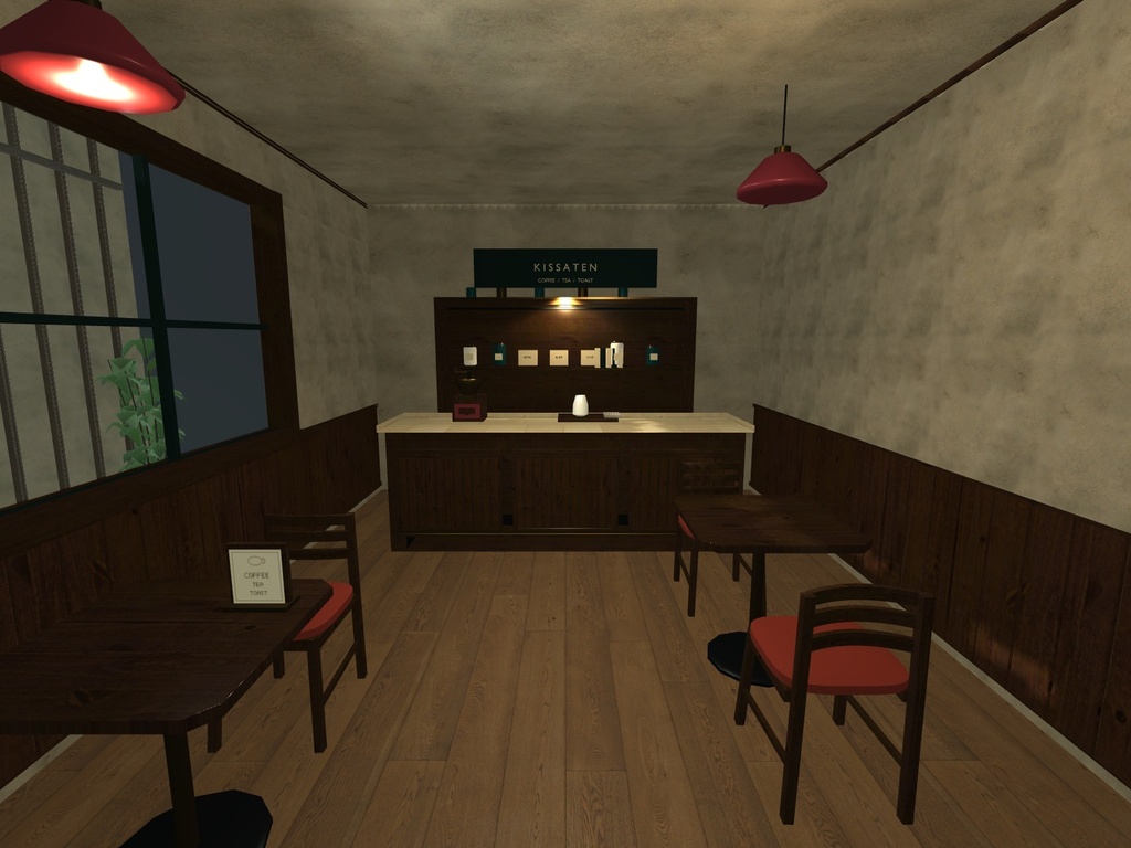 昭和喫茶店 環境キット — Unity URP＋編集用Blender