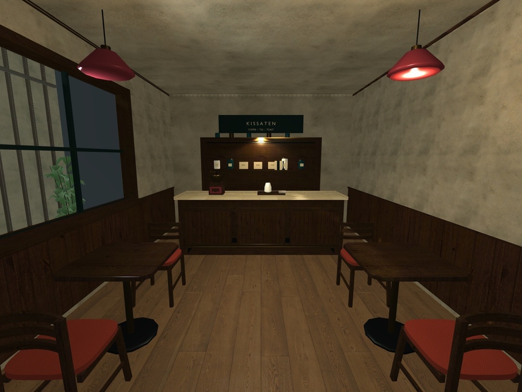 昭和喫茶店 環境キット — Unity URP+編集用Blender