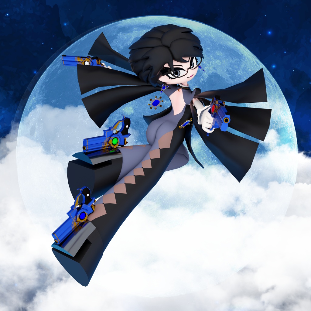 Bayonetta (3D Model + VRchat Avatar)