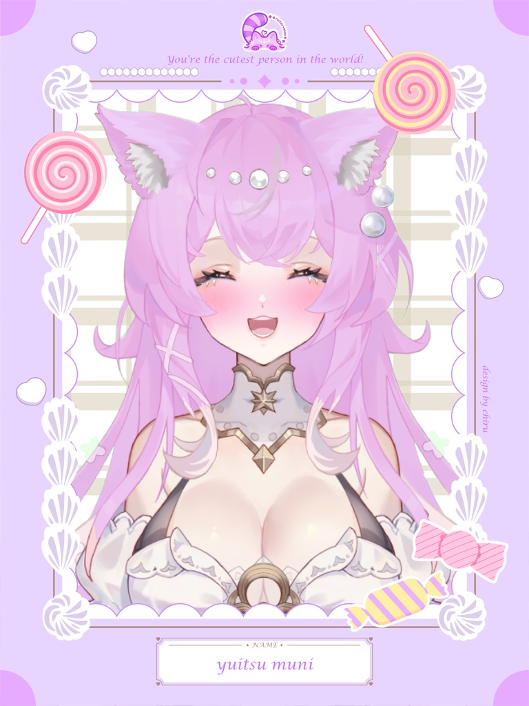 宣伝画像フリー素材vol.2 🍬🍭Vtuberさん配信者さん向け