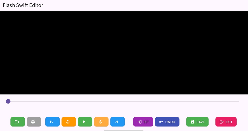 爆速!時短! 動画編集ソフト FlashSwiftEditor(Linux版)