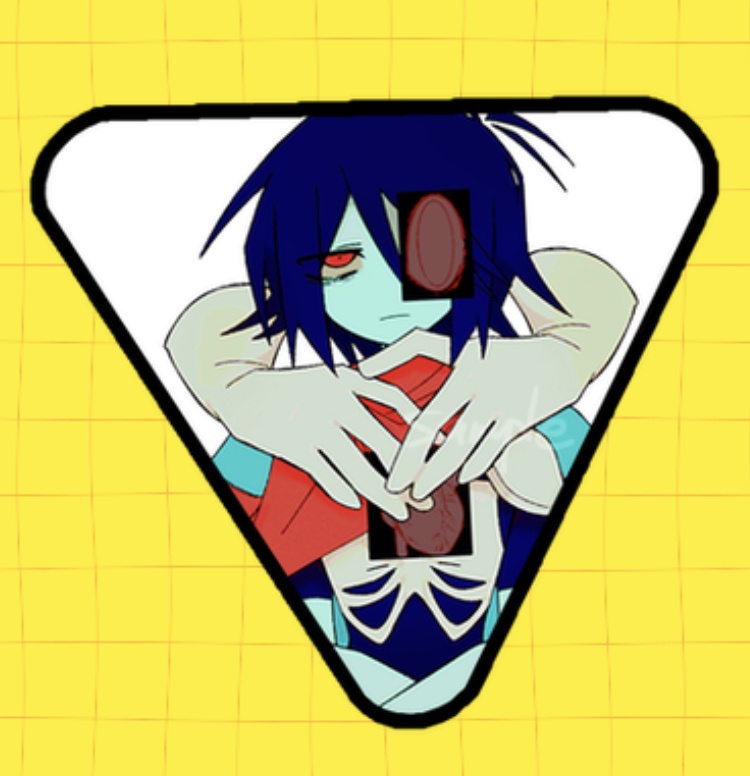 逆三角缶バッジ