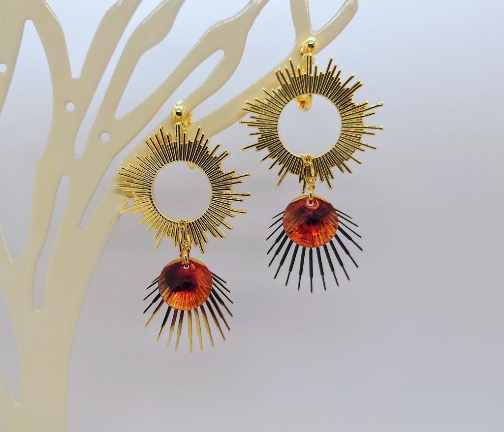 【太陽の威光】ピアス&イヤリング〘鉄アレ対応❌〙〘受注生産式〙