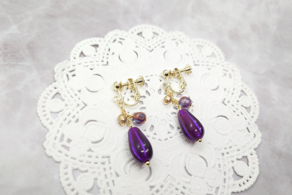 【💜妖しい時間❤️】ピヤス&イヤリング〘鉄アレ対応🔼〙