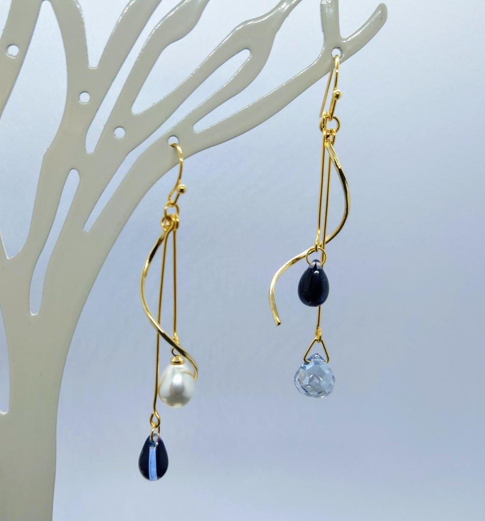 【ヌトの涙】ピアス〘鉄アレ🔼〙