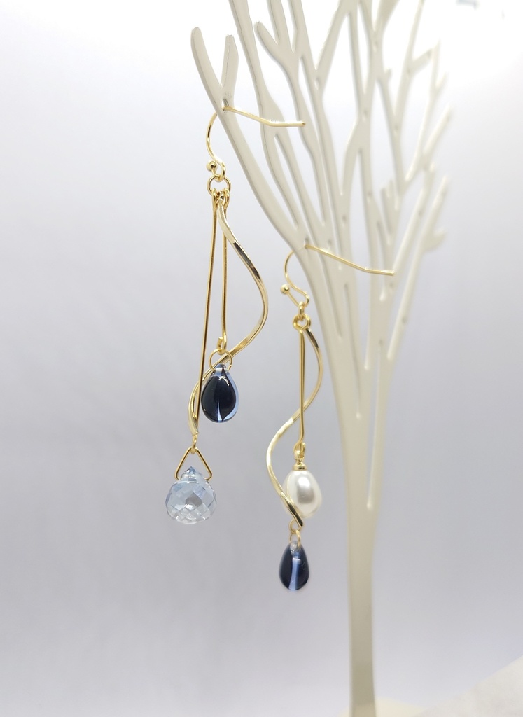 【ヌトの涙】ピアス〘鉄アレ🔼〙