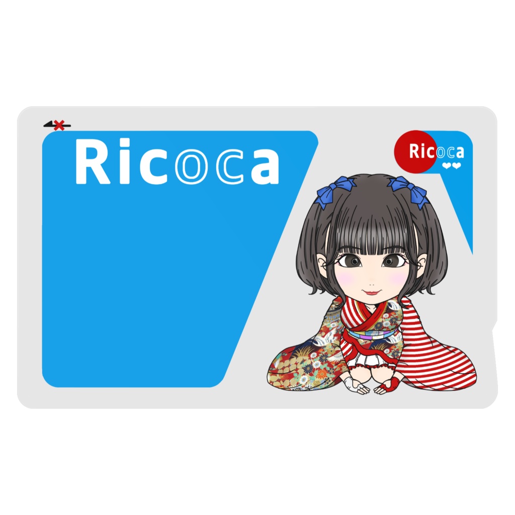 ICカードみたいなステッカー“Ricoca”2枚入り