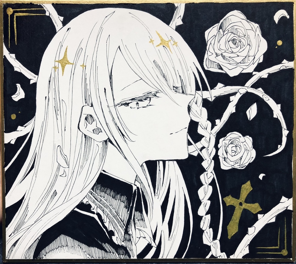【小色紙】微笑む