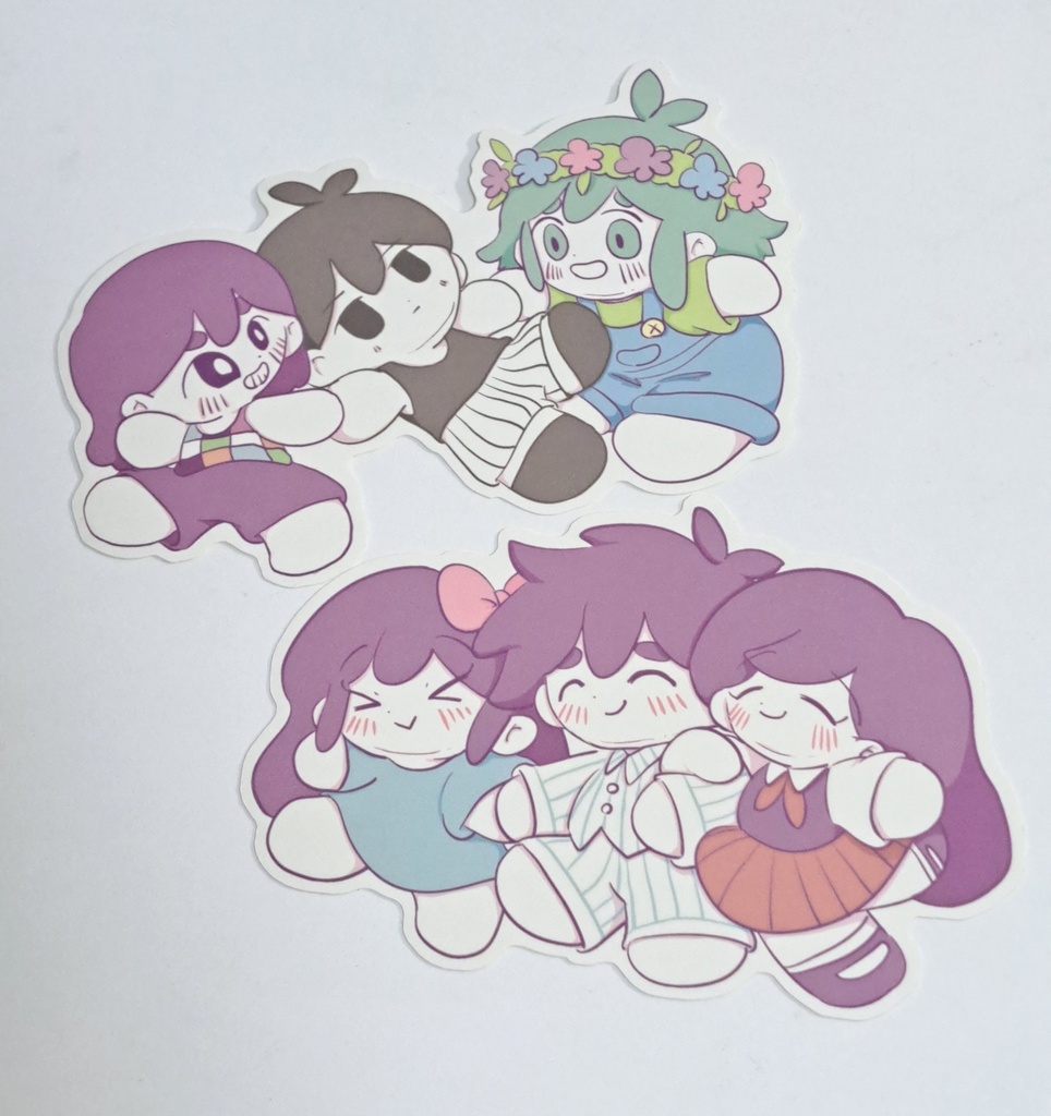 おもぬい仲良しステッカー(2枚1組)