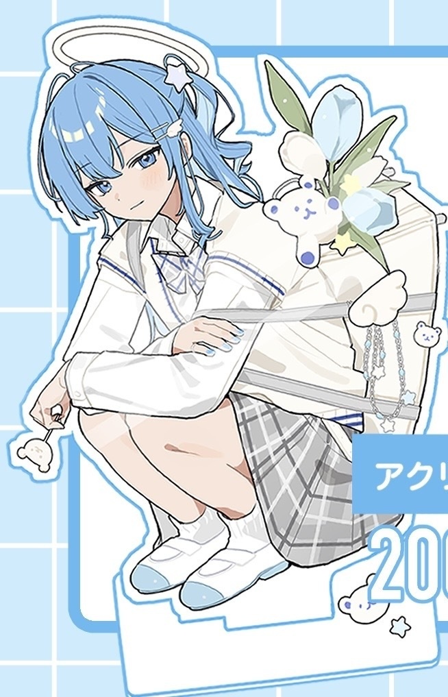 【非公式】制服すいちゃんBIGアクリルスタンド 