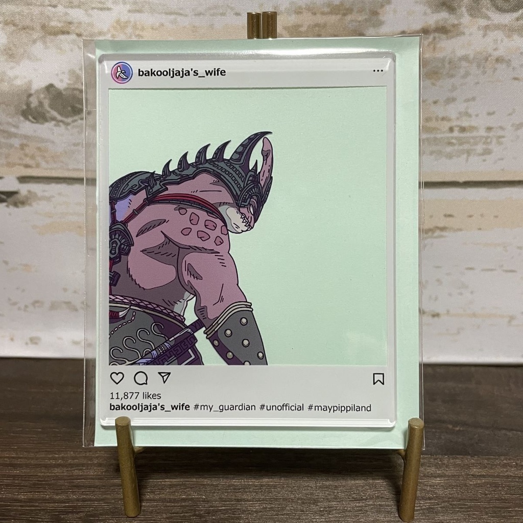 SNS風アクリルプレート:バクージャジャ