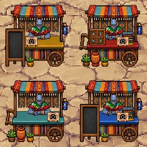 【無料】太陽のマルシェワゴン【ピクリエ用】