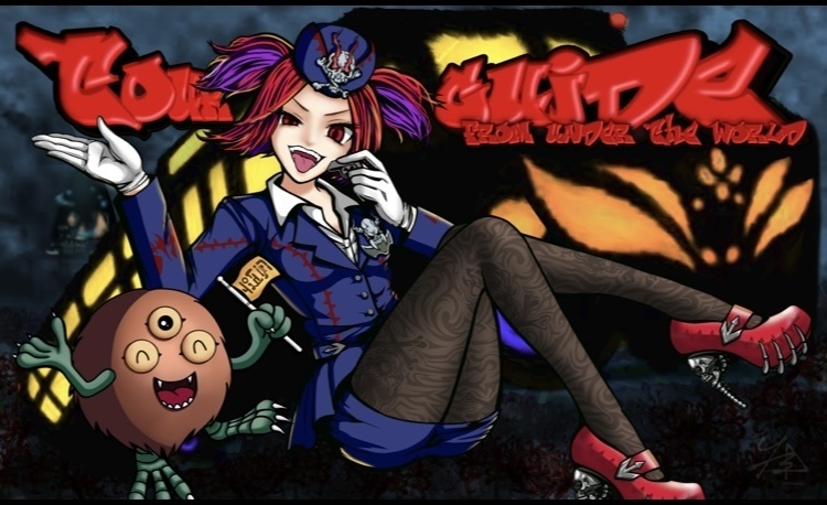 魔界発現世行きデスガイドプレイマット