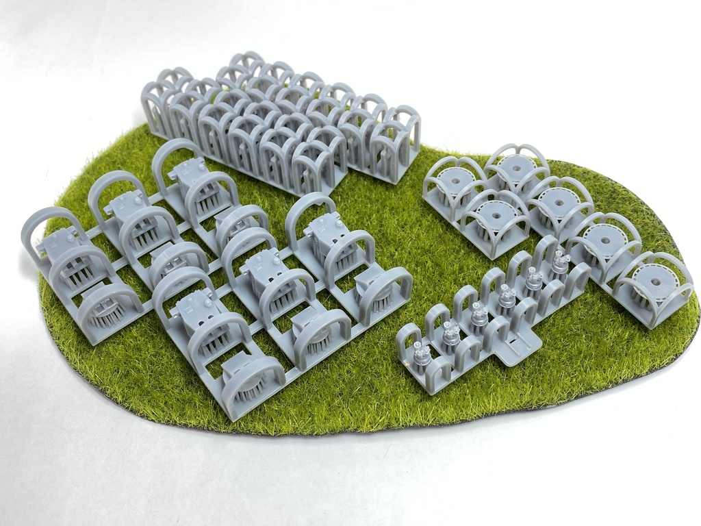 1/700 203㎜連装速射砲セット (架空兵装)