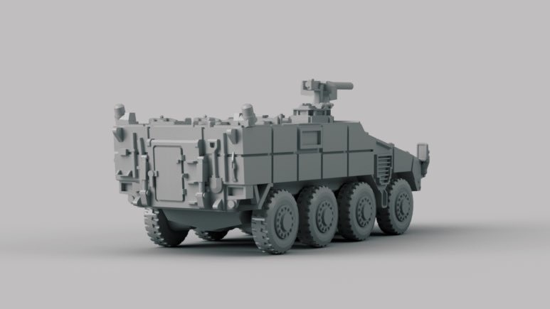 1/700 共通戦術装輪車セット①