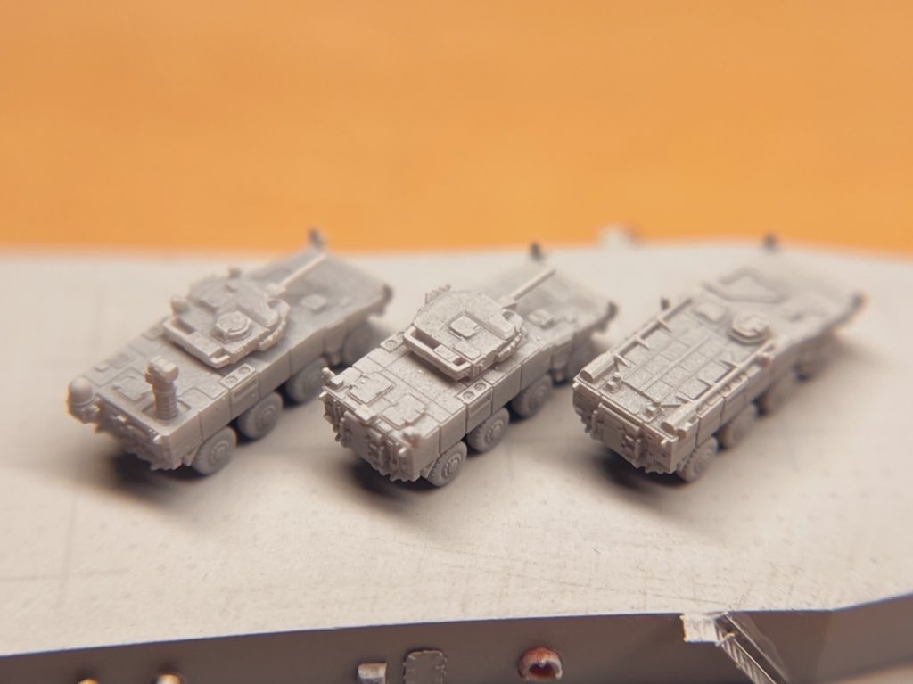 1/700 共通戦術装輪車セット①