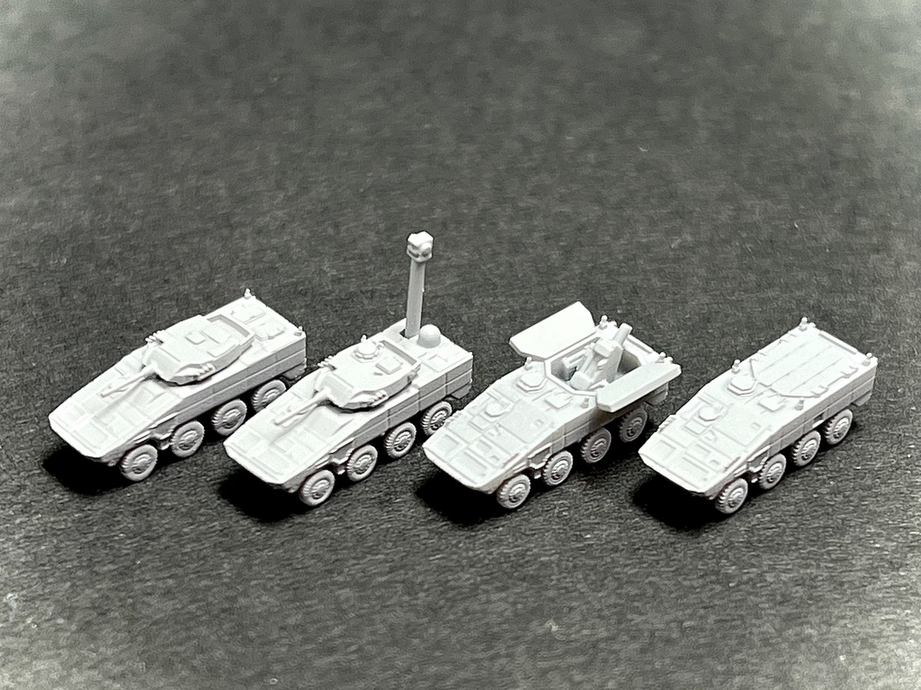 1/700 共通戦術装輪車セット①