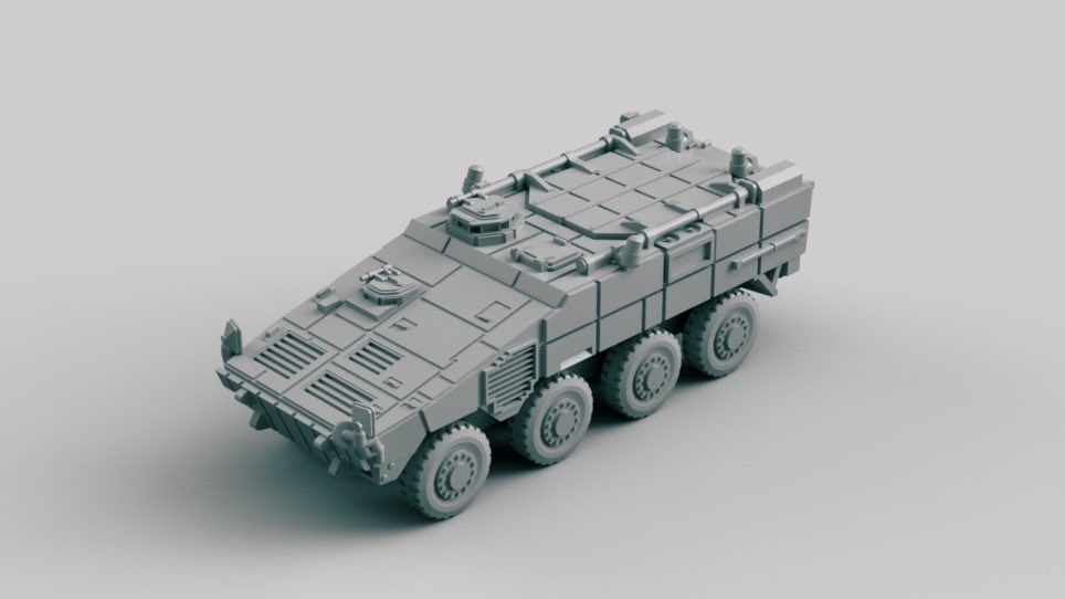 1/700 共通戦術装輪車セット①