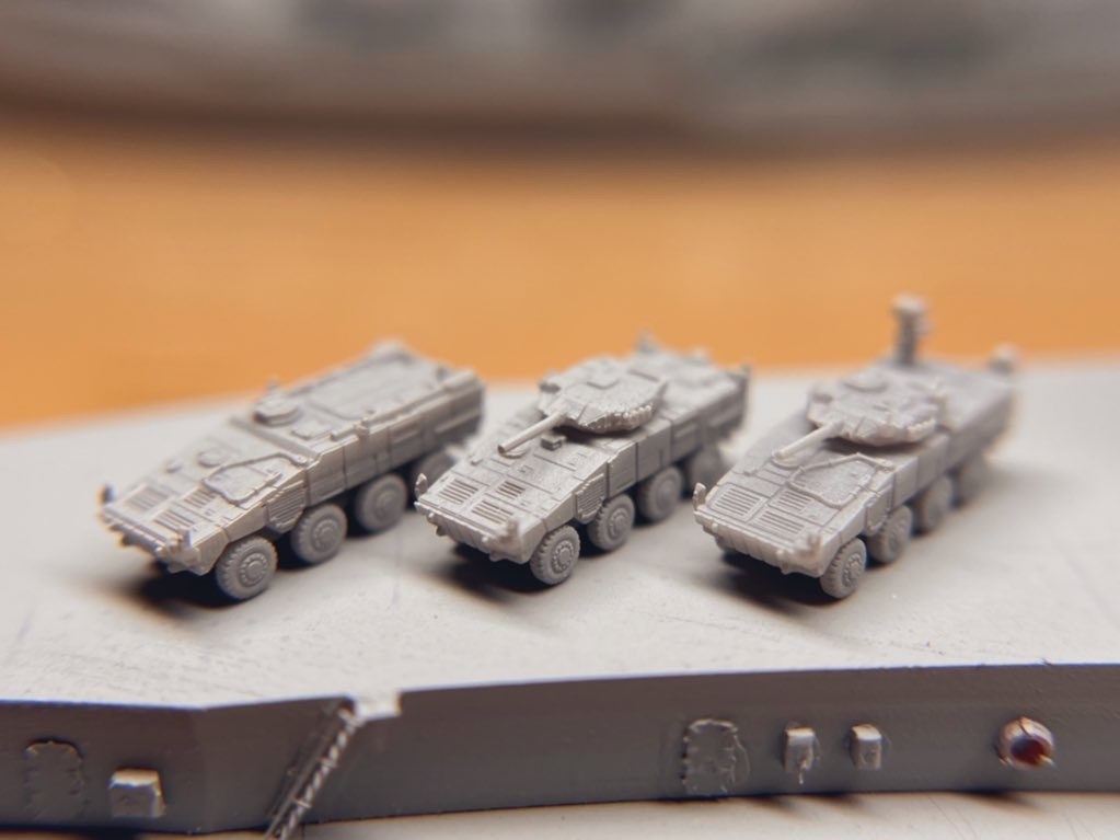 1/700 共通戦術装輪車セット①