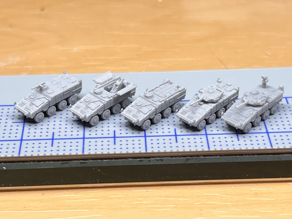 1/700 共通戦術装輪車セット①