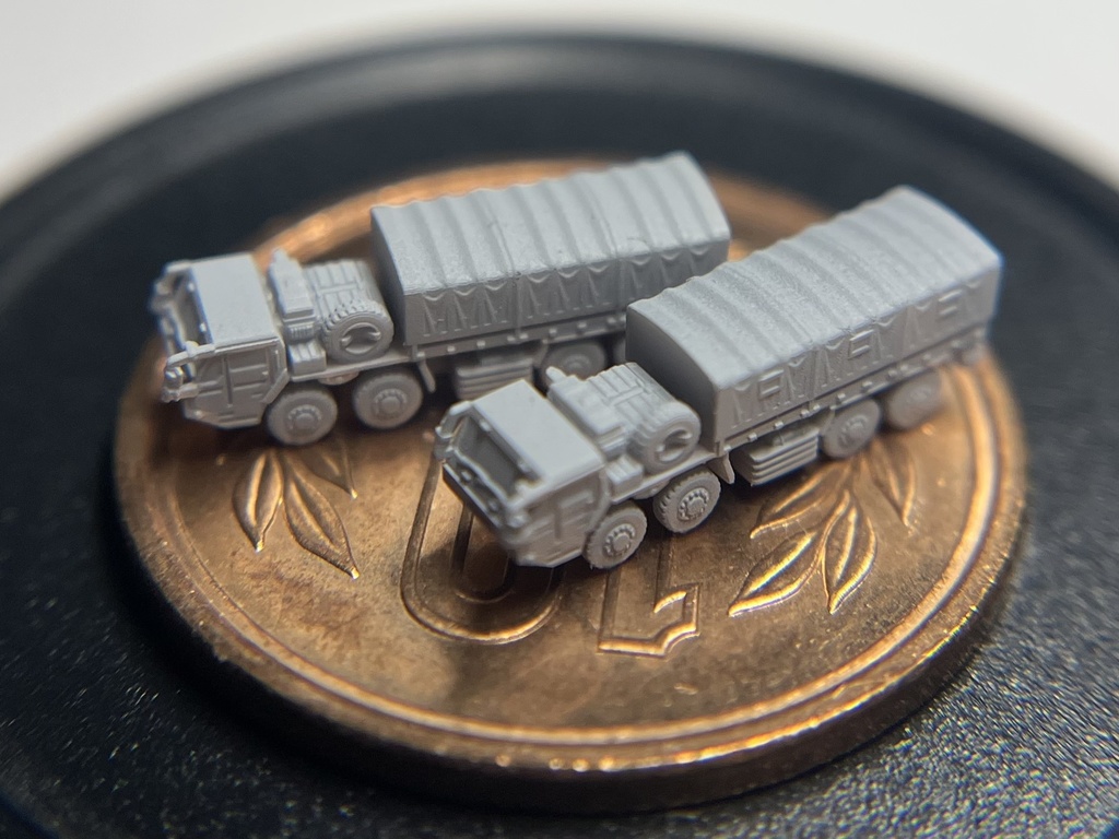 1/700 重装輪輸送車セット(架空車両)